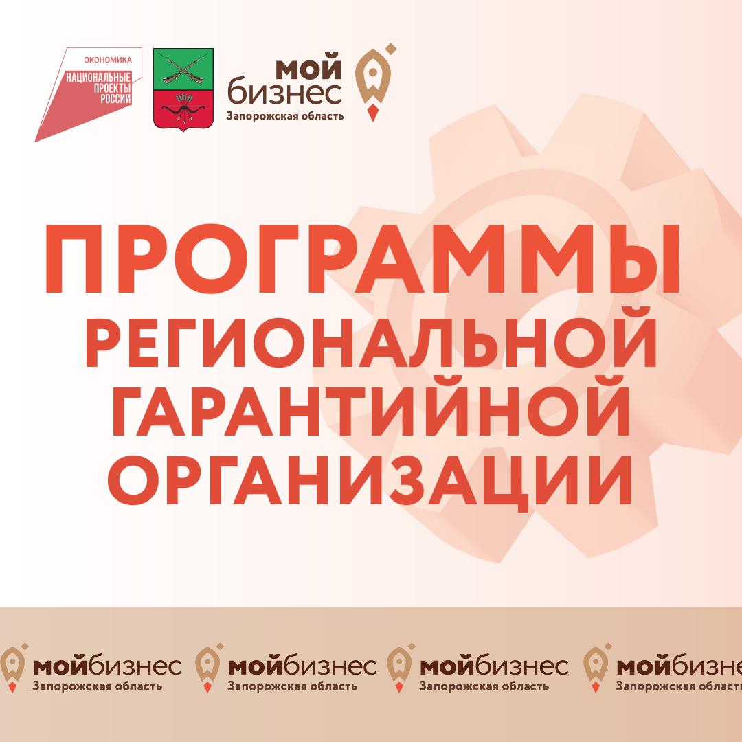 Программы региональной гарантийной организации.