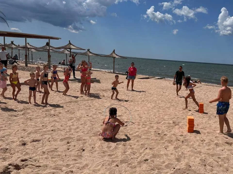 В Бердянске прошла игровая программа «День Нептуна» .